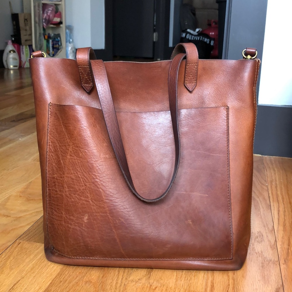 Madewell Medium Transport Tote Brown